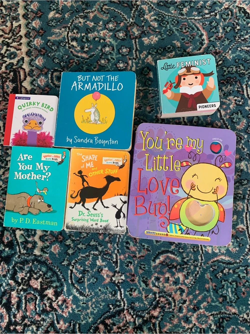 Dr. Seuss, Sandra Boynton, and More Children's Board Books Bundle  lot of 6